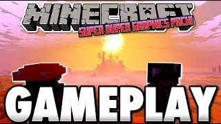 Minecraft Super Duper Graphics Pack Gameplay 4k Texture Pack Review/ Showcase Xbox One X