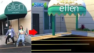 CREATING THE JHENE AIKO X ELLEN SHOW TIKTOK IN THE SIMS 4