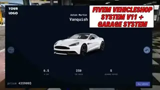 Fivem VehicleShop System V11 + Garage System | FiveM Scripts | FiveM Mods