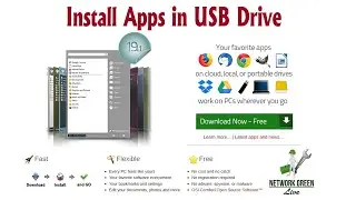 How to Install Apps in USB Drive and Use Anywhere Free | Networkgreen Live
