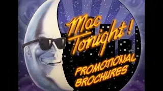 1980's McDonald's Mac Tonight Merchandise & Costume Brochures