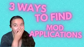 3 ways to find Twitch/Discord Mod Applications!