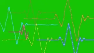 Pulse Heartbeat Heart rate Green screen footage