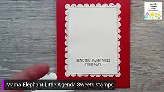 Mama Elephant Little Agenda Sweets stamp set