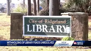 Withhold of library funds unresolved