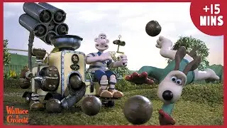 Wallace & Gromit's Cracking Contraptions 🛠️ | 15+ MIN Compilation ⏱️ 