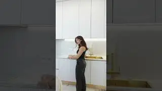 Легкая и быстрая готовка, когда все необходимое под рукой #дизайнинтерьера #interiordesign