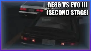 INITIAL D - AE86 VS EVO III (SECOND STAGE) [HIGH QUALITY]