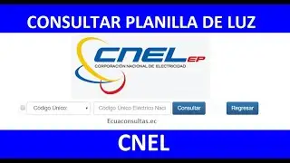 Cómo consultar planilla de luz CNEL EP.
