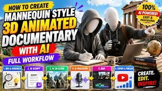 How to Create Mannequin Style 3D Animated Documentary With AI