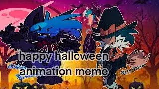 happy halloween animation meme