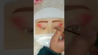 Makeup on silicone eyesEasy and light pink for beginners.