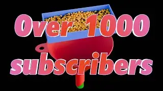 Thank you for over 1000 subscribers!