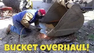 Revamping An Excavator Bucket: Watch The Repair Process Unfold!