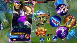Dyrroth 1shot Combo | Gameplay and Build 🔥💀 | @MobileLegends5v5MOBA #mlbb #mobilelegends #gameplay