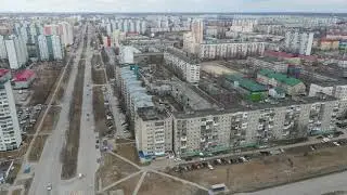 Нижневартовск 14 микрорайон с квадрокоптера