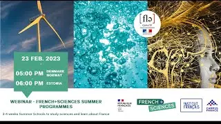Webinar French+Sciences: summer schools 2023