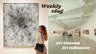 LAVORARE IN UN MUSEO D'ARTE E COME ART CONTENT CREATOR - Weekly vlog
