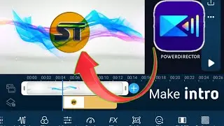 how to make 3d intro in powerdirector/powerdirector se intro kaise banate hai/make 3d intro in free