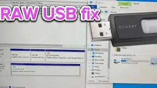How to Fix RAW USB