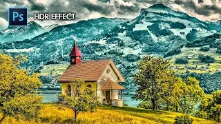 Amazing Hdr Effect In Photoshop - 1-Minute Photoshop | Hdr Effect In Photoshop