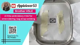 How to create an embroidery stitch file for a bag strap without digitising software