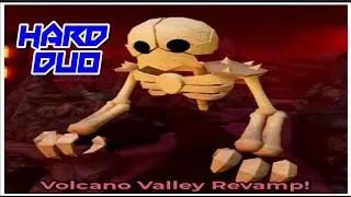 VOLCANO VALLEY REVAMP / UNEDITED / DUO / Hard Mode Challenge / Roblox