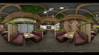 360 degree video | 360° virtual reality video | 360° Panorama | Restaurant design | Lumion 360