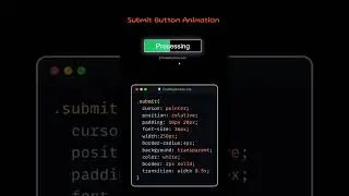 Animated Submit Button | HTML & CSS | Modern UI Effects 