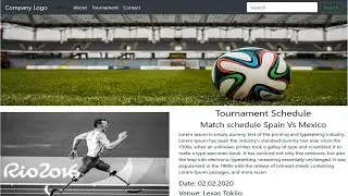 Website Template Design in Bootstrap 4.3.1