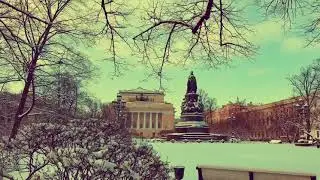 И вчера...были снеги...на весенней апрельской земле...)апрель,2017