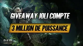 Giveaway d'un joli compte à 3 Millions de Puissance ! - Raid Shadow Legends