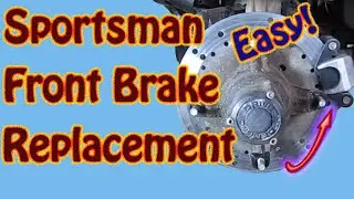 How to Replace Front Brake Pads On a 2003 Polaris Sportsman 500 ATV- 