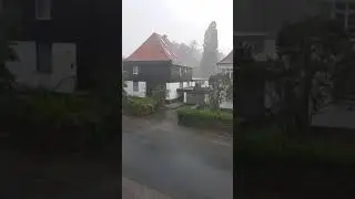 Regnet in Hofgeismar Hessen