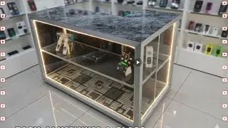 L type counter | aluminium counter for shop| Aluminum counter showcase | display counter | stores