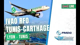 🔴 Tunis-Carthage RFO ✈️ 🇫🇷 Lyon LFLL ➡️ Tunis DTTA 🇹🇳