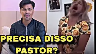 Após acusações, pastor Flávio Amaral faz live vestido de drag e tem crise ao vivo