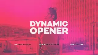 Dynamic Intro - After Effects Template Download [4K, 1080P]