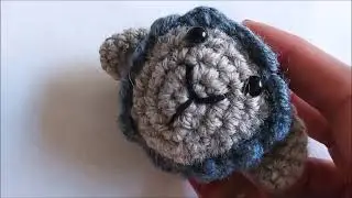 Chaveiro de corchê - amigurumi - ovelhinha de crochê