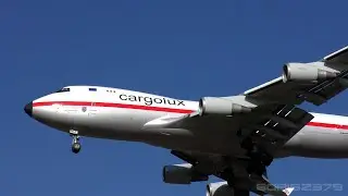 Cargolux LX-NCL landing at Ferihegy
