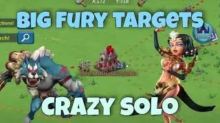 Lords Mobile - Crazy solo on 4 ways KVK. Fast gameplay. Big targets