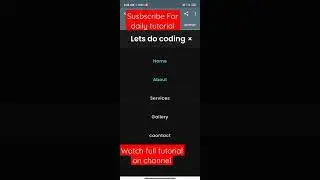 Responsive navigation menu 