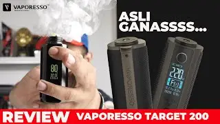 TARGET 200 220W MOD BY VAPORESSO | TARGET SASARAN VAPERS PEMBURU MOD GANAS | REVIEW AND UNBOXING
