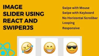Image Slider using React and SwiperJS