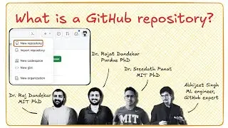 What is a repository in Git/GitHub? [Lecture 4]