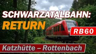 Thuringian Forest Scenic Rail: Schwarzatalbahn | Katzhütte to Rottenbach | RB60 | 4K