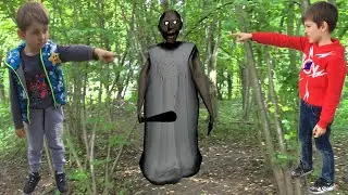 GRANNY В ЛЕСУ Показалась Гренни в РЕАЛЬНОЙ Жизни / Granny appeared in the forest.