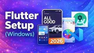 Flutter Installation on Windows 10/11 2026 | Full Setup Guide with VS Code & Android Studio