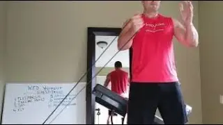 Bicep & Triceps Super Set Workout (Resistance Band ).