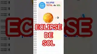 Eclipse Total de Sol 8 abril 2024. ¡Tómate un minuto para pensar! #física #eclipse